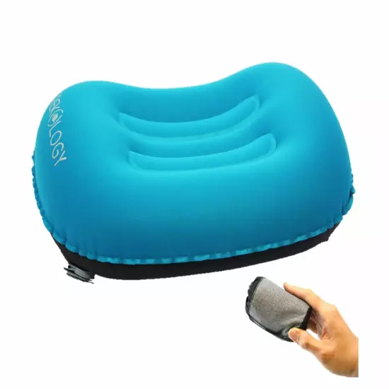 Trekology Inflatable Camping Pillow, Aluft 1.0 Backpacking Pillow, Travel Pillow