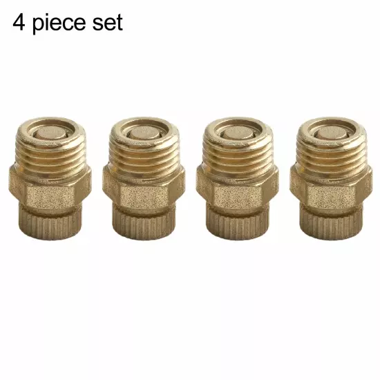 4PCS Small Air Pump Accessories Silent Air Compressor Drain Valve Screw Copper