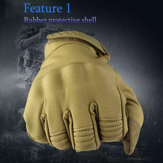 Shooting Touchscreen Gloves Tactical Military Gloves for Airsoft Paintball Army