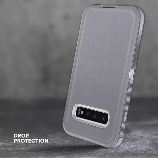 For Samsung Galaxy S10/S10+/S10e Heavy Duty Shockproof Case Cover + Belt Clip