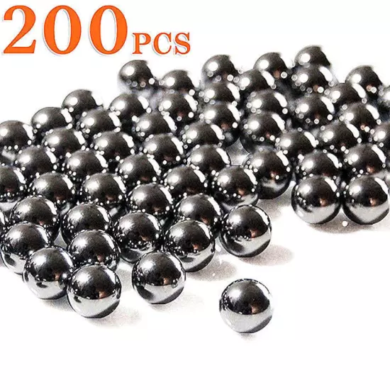 200pcs 6 8 10 mm Slingshot Ammo Ball Catapult Hunting Fishing Shooting Balls