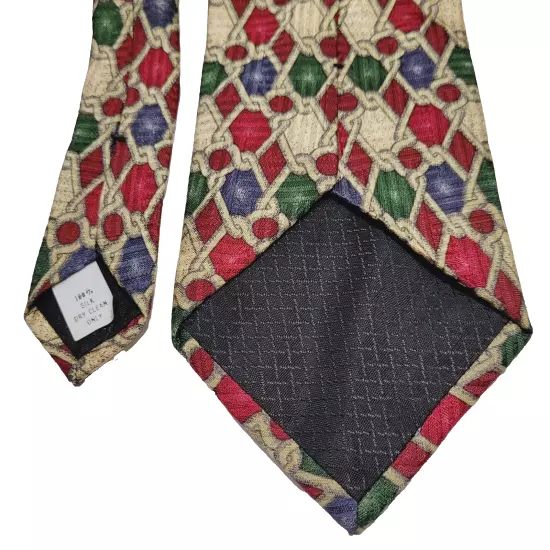 Cervino Alta Moda Colorful Rope Knot Design All Business Handsome SILK Necktie