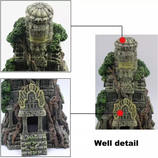 Aquarium Decorations Fish Tank Decorations Ancient Cambodian Temple Ruins Exotic