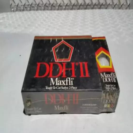 1 Dozen Vintage Maxfli DDH II Golf Balls with Bonus Sleeve