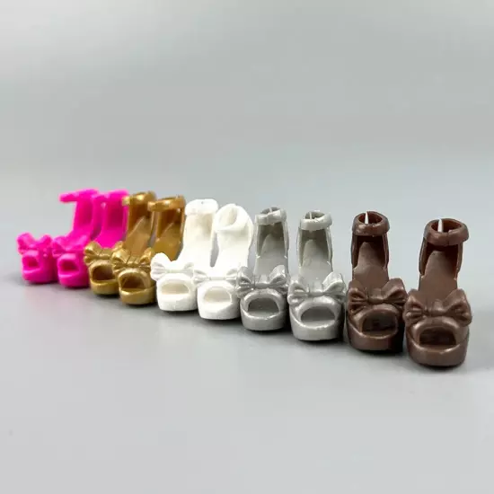 Sandals For 11.5inch Girl Doll Shoes Plastic High Heel Shoes For Blyth Licca