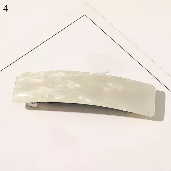 Acetate Resin Geometric Barrette Vintage Hair Clip Hair Claw Hair Accessories *