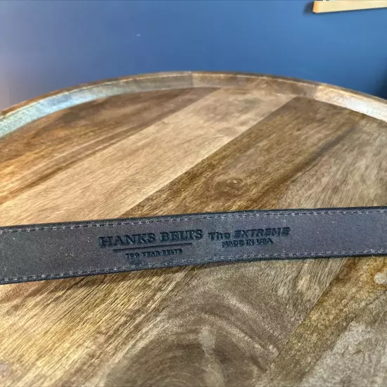 Hanks Belts, 1.75", Extra Heavy Full Grain Leather Belt, Sz 42, MSRP $99