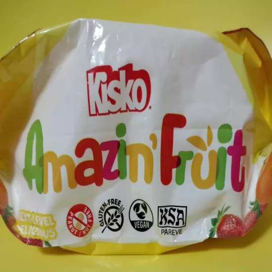 KISKO AMAZIN' FRUIT Freeze Pops NATURALLY FLAVORED Pineapple Tangerine Strawbrr