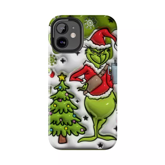 Grinch Tough Phone Cases Samsung S20 S21 S22 S23 Iphone 15 14 13 12 11