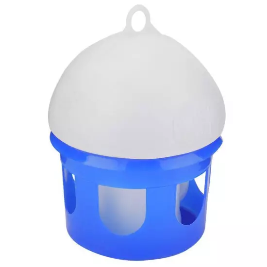 Large 6.5L Automatic Bird Feeder and Water Dispenser for Outdoors