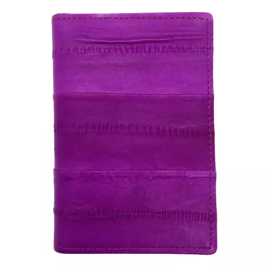 Genuine Eel Skin Leather Business Card ID Wallet Credit Card Case