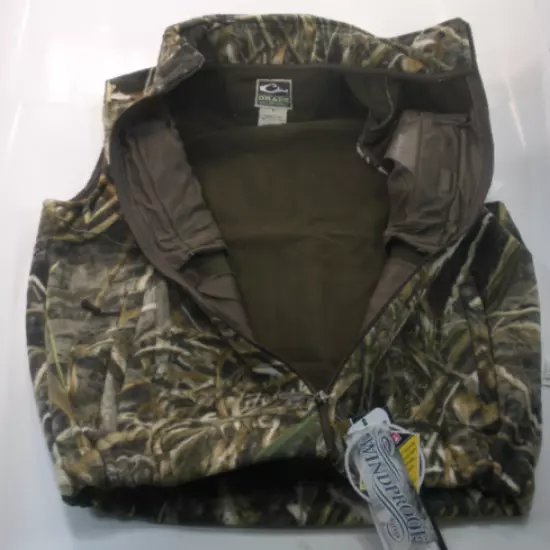 Drake Waterfowl MST Layering Fleece Vest DW1600-015-1 Max 5 Camo SIZE Small 