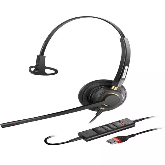 Arama USB Headset with Microphone for PC Noise Cancelling & HD Sound USB Headset