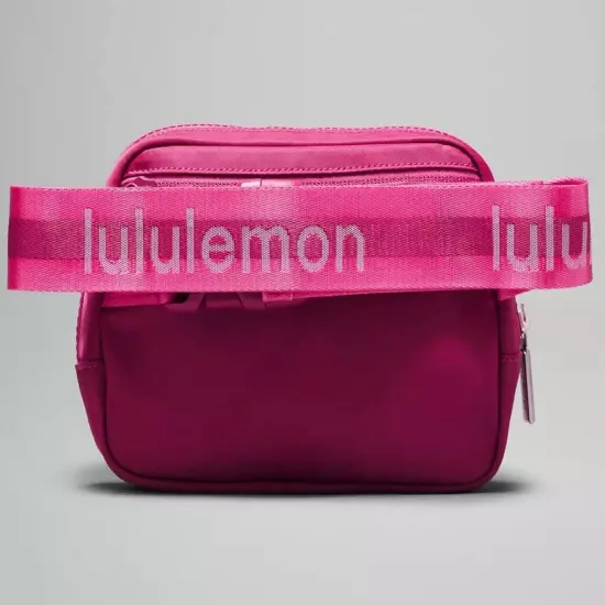 Lululemon Everywhere Belt Bag 1L Sonic Pink Wordmark ! New With Tags!