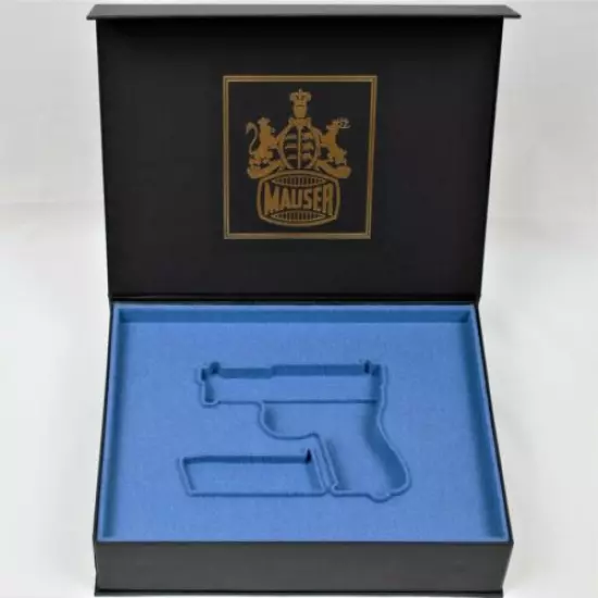 PISTOL GUN PRESENTATION CUSTOM DISPLAY CASE BOX for MAUSER m1910 / 34 6,35 mm 