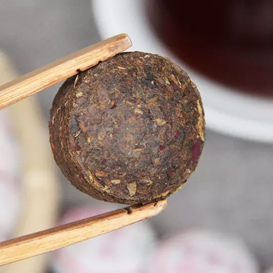 Ripe Puerh Tea Mini Tuo Tea Rose Chinese Yunnan Cooked Black Tea Healthy Care