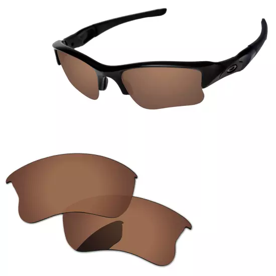 Lensology Polarized Replacement Lenses For-Oakley Flak Jacket XLJ Multi-Options