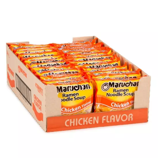 Maruchan Ramen Chicken, Instant Noodles, Ready to Eat Meals, 3 Oz, 24... 