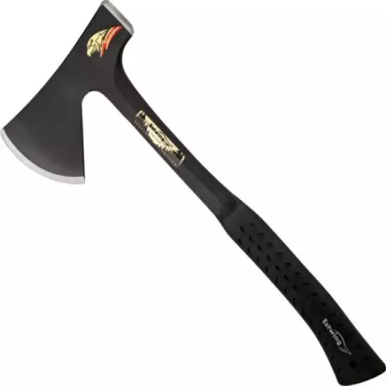 Estwing Camper's Axe Special Edition 18 3/8" 7 1/8" Black Coated Axe ESE44ASE