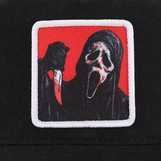 Scream Ghostface Sublimated Patch Pre-Curved Snapback, One Size