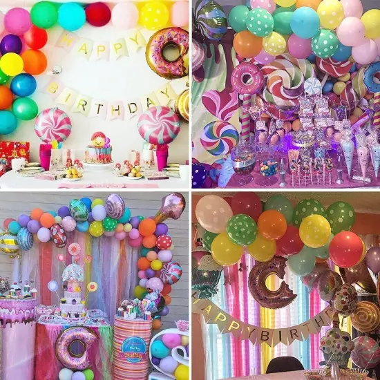 Balloons Arch Kit Girls Birthday Decor Baby Party Candy Theme Balloons Garland