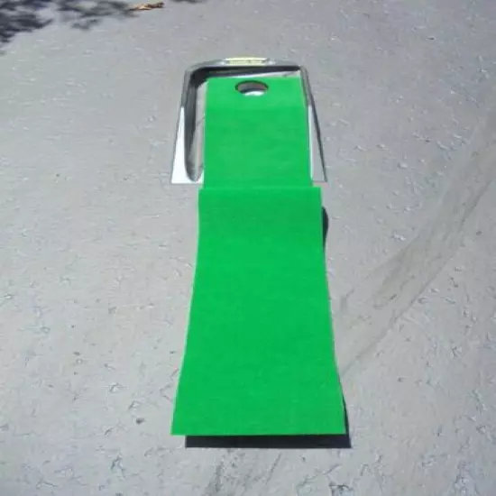 TEE-OFF Caddie Mat--Practice Putting Mat Automatic Return 9 Feet