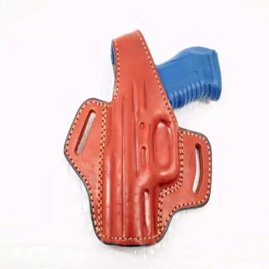 Canik TP9DA OWB Thumb Break Leather Belt Holster