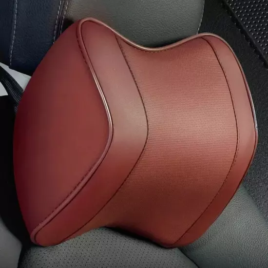 Car Pillow Headrest Neck Rest Head Support Cushion Car Breathable Lumbar Pillow