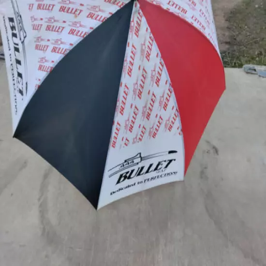 BULLET GOLF Umbrella Used .444 has some spots, dirt and water damage 42" tall