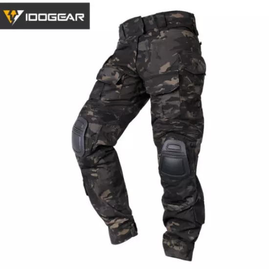 IDOGEAR G3 Combat Pants with Knee Pads Assault Pants Military Trousers Military