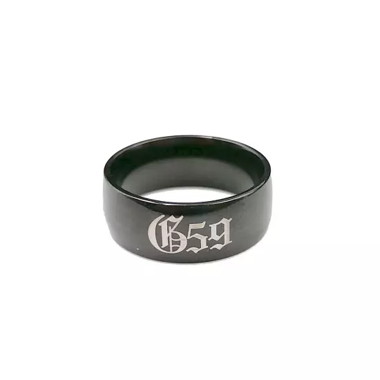 Suicideboys G59 Laser Engraved Black stainless steel ring US8# 9# 10# 11# 12#