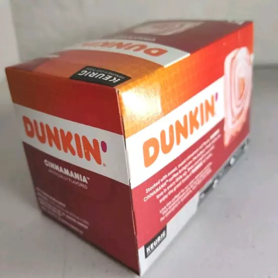 Dunkin' Donuts "Cinnamania" Coffee K-Cup Pods 1 Box – 10 Count 