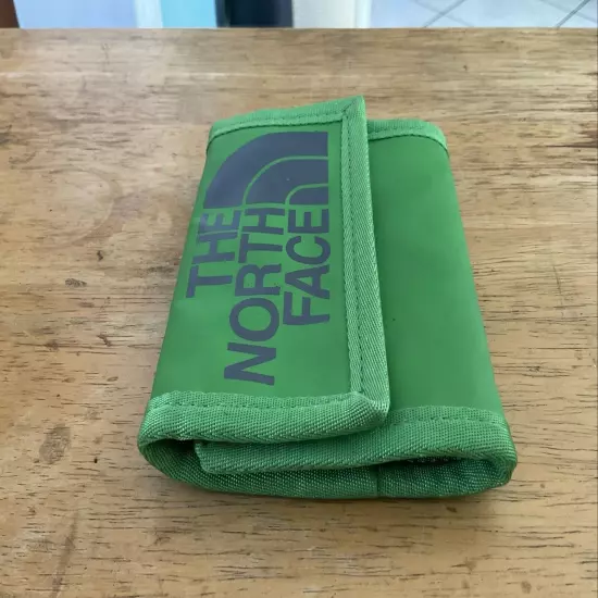 The North Face Green Base Camp Tri-Fold Wallet