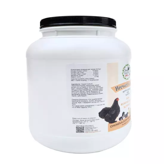 Brewer's Yeast with Garlic Powder and Niacin for Ducks Ducklings Feed Supplement