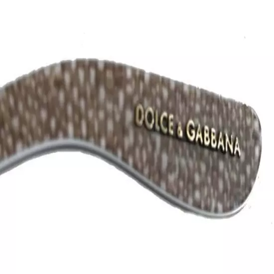 Dolce&Gabbana Floral Relief Sunglasses Black + Tissue Brown Hand Applied Flowers