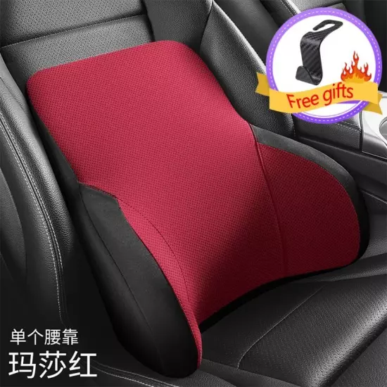 Neck Pillow Car Seat Pillow Support Auto Lumbar Cushion Headrest Lumbar Support