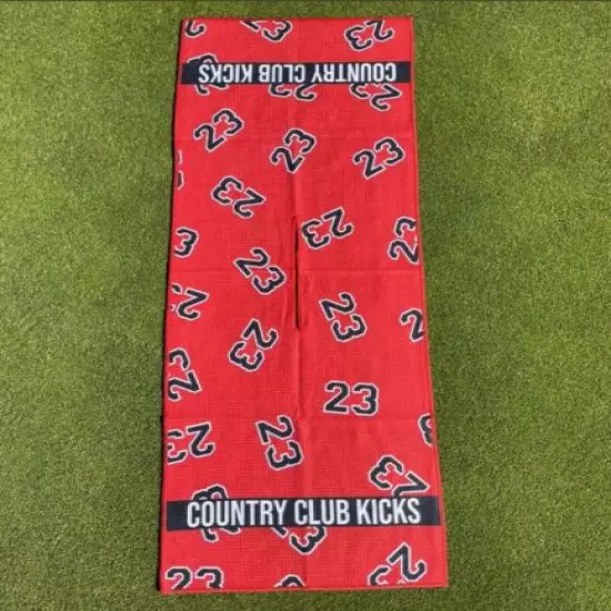 23 MJ inspired golf microfiber towel