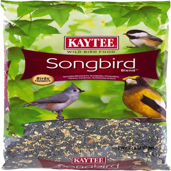 Kaytee Wild Bird Songbird Blend Food Seed, 7lbs