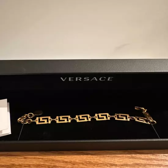 versace chain bracelet one size fits all