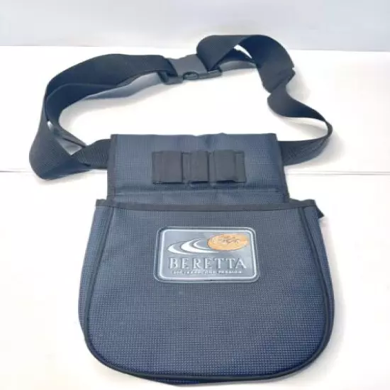 Beretta Blue 500 Yrs Edition Comp Shooter Pouch w/Belt - Divided Very Nice.