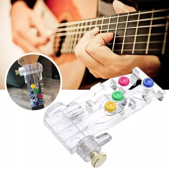 Guitar Learning Tools One-Key Chord Assist Practice Aid Learning For Aid Adults