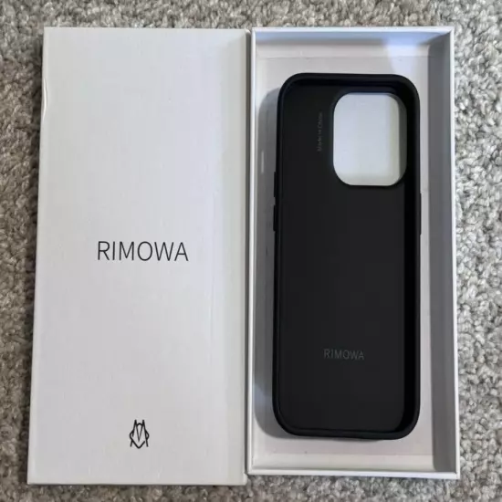 Rimowa Iphone Case Aluminum For 15 Pro Open Box Black