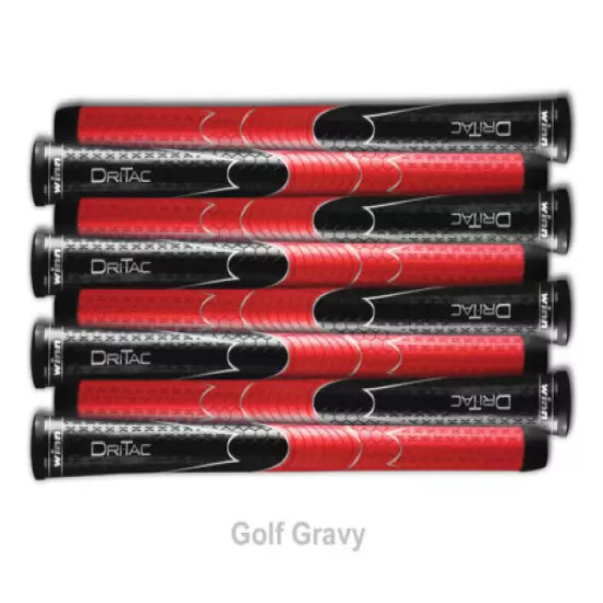 8 Winn Red Dri Tac AVS Standard Golf Grips 5DT-BRD