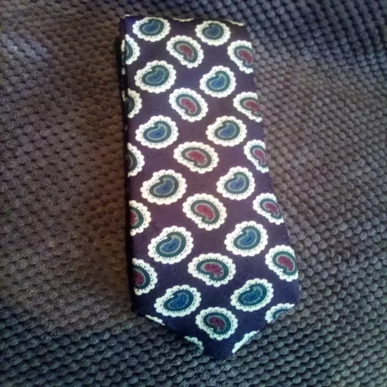 2 Men's 100% Silk Tie's From Abercrombie & Fitch 57 inches Long Made in U.S.A.