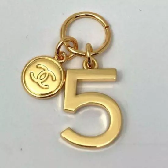 CHANEL Holiday Christmas Limited Edition 2023 Novelty Gold Charm Set of 3 Gift