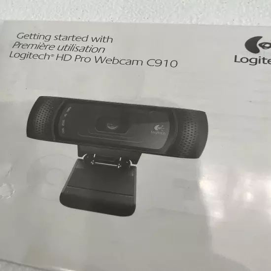 Logitech HD Pro Webcam C910 1080p Carl Zeiss Tessar Lens Web Camera - Excellent!