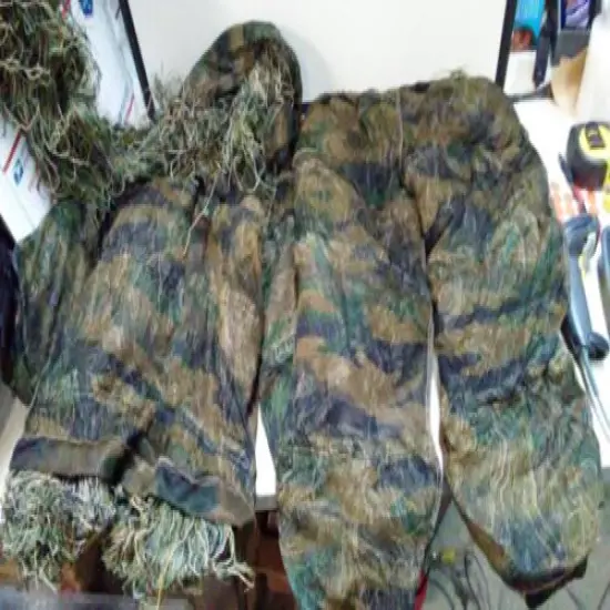 Ghost Ghillie Suit by Arcturus Camo - Includes Matching Rifle Wrap Adult Youth