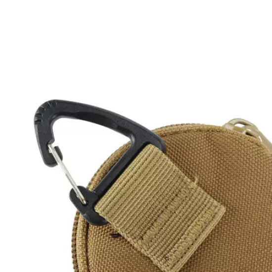 Tactical Molle Pouch Earphone Bag Portable Key Coin Purse with Hook Wallet Small