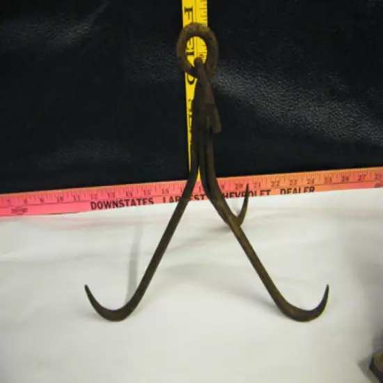 Vintage Hand Forged 3 Hook Coyote Trap Drag Newhouse Victor Oneida Blake & Lamb?