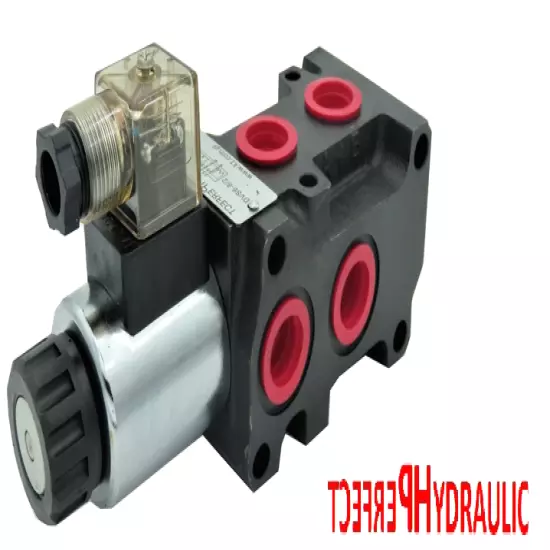 Hydraulic 6 Port Solenoid Diverter Selector Valve 1/2"BSP 12 VDC 13gpm 50L DVS6